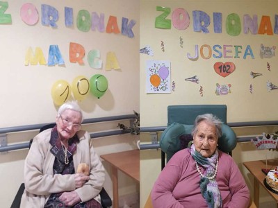 Cumpleaños en la Residencia de mayores Aita Menni de Arrasate