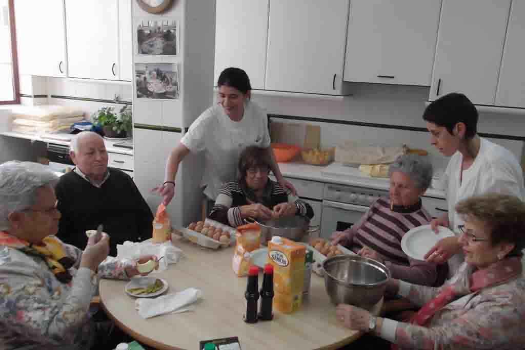 Preparando flan de naranja