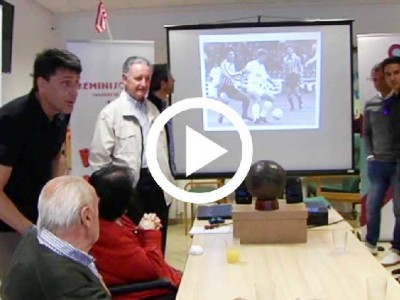 El Taller de Reminiscencia basada en el Fútbol de Deusto, en los informativos de Cuatro y Tele5 Fútbol contra el Alzheimer