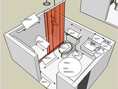 Baños accesibles para discapacitados