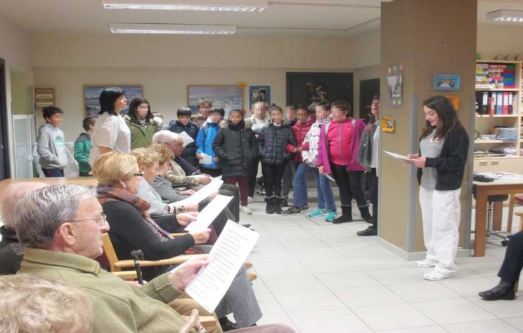 Santa Águeda en el Centro de Día de mayores de Bergara Santa Águeda en el Centro de Día de personas mayores dependientes de Bergara, Gipuzkoa