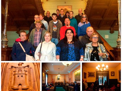 Bisita gidatua Irungo udaletxera Gizarte Ongizateko zinegotziaren eskutik