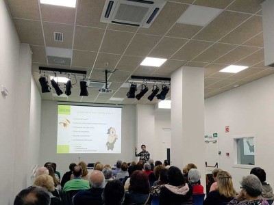 Familiares cuidadores de ancianos, en un taller de Zaintzea