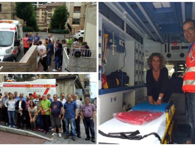 Arrasateko EPSZko erabiltzaileak Oñatiko suhiltzaileak ikustera joan dira