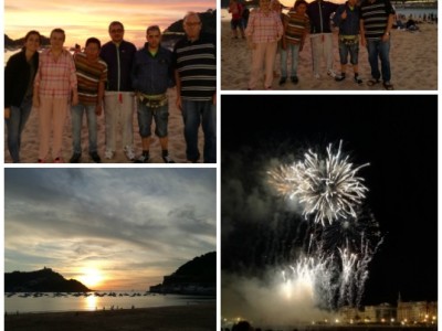 Donostiako Aste Nagusiko su artifizialak ikustera joan ginen