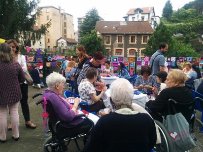 Ganchillo urbano en Deusto