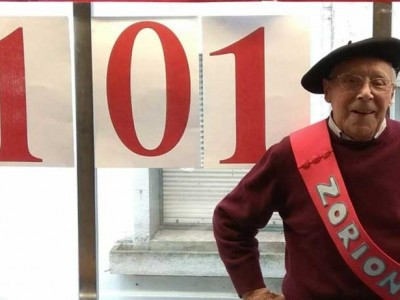 101 años de Gregorio Urionaguena