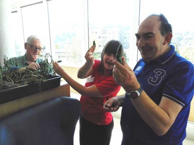 ¡Nuestros Huertiks comienzan a dar sus frutos! Huertos de interior cuidados por personas mayores