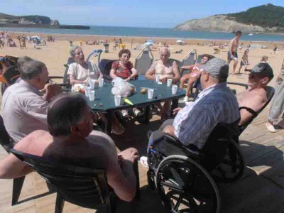 En la playa de Plentzia