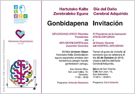 Concierto solidario para conmemorar el Día del Daño Cerebral Adquirido Arreta hobea autismoaren espektroko eta desgaitasun intelektualeko jokabide nahasmenduak dituzten pertsonentzat