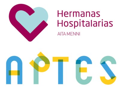 Logotipos de Aita Menni y APTES