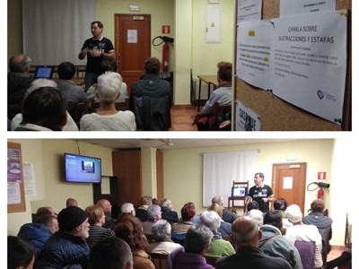 Arrasateko EPSZk hitzaldi bat sustatu du etxean lapurretak eta iruzurrak prebenitzeko