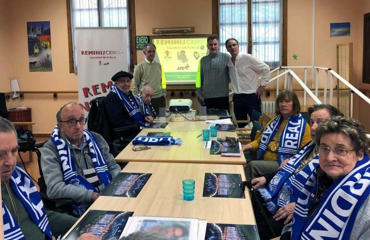 Sesión final del Taller de Reminiscencia basada en el Fútbol