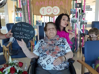 Nuestra residente América cumple 100 años América cumple 100 años