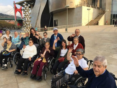 La Residencia de ancianos Txurdinagabarri, en el Museo Guggenheim