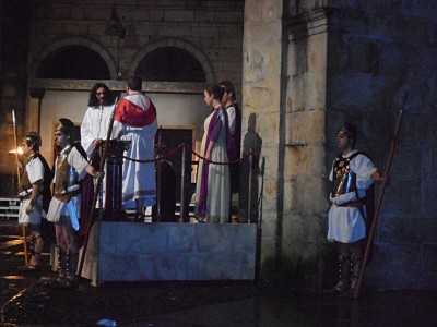 En el ensayo de la Pasión de Durango Pasión de Cristo en Durango