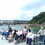 Actividades de verano en la Residencia Barandiaran de Durango El grupo de la Residencia Barandiaran de Durango, en Gorliz