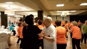 Comida de la Residencia de mayores de Durango en el Gran Hotel