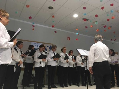 Euskotarrak en la Residencia de ancianos Txurdinagabarri de Bilbao