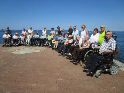 Excursión a Hondarribia de la Residencia de ancianos Santiago de Villabona