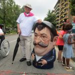 Con los gigantes y Cabezudos de Villabona