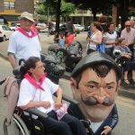 Con los gigantes y Cabezudos de Villabona