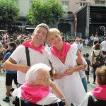 Viendo el txupinazo de Villabona