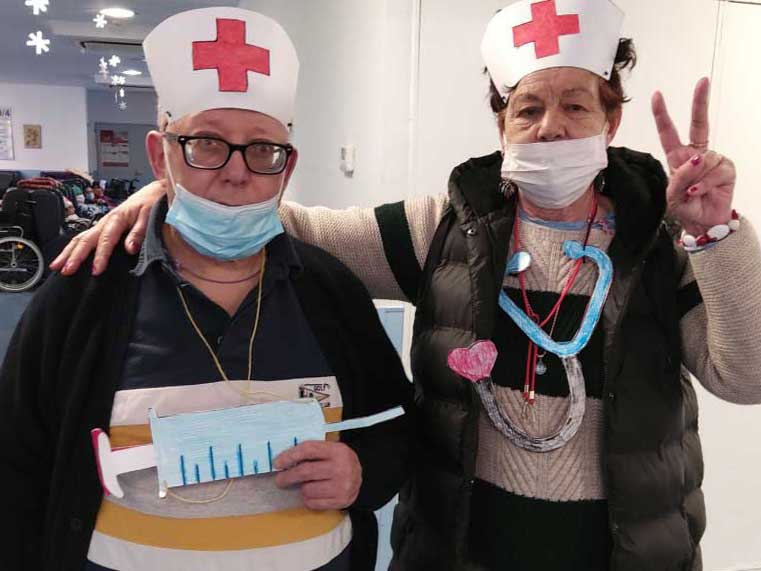 Inauteriak Barandiaran Egoitzan Residencia Barandiaran - Carnaval 2021