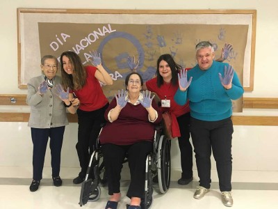 8 de marzo en la Residencia de mayores Txurdinagabarri