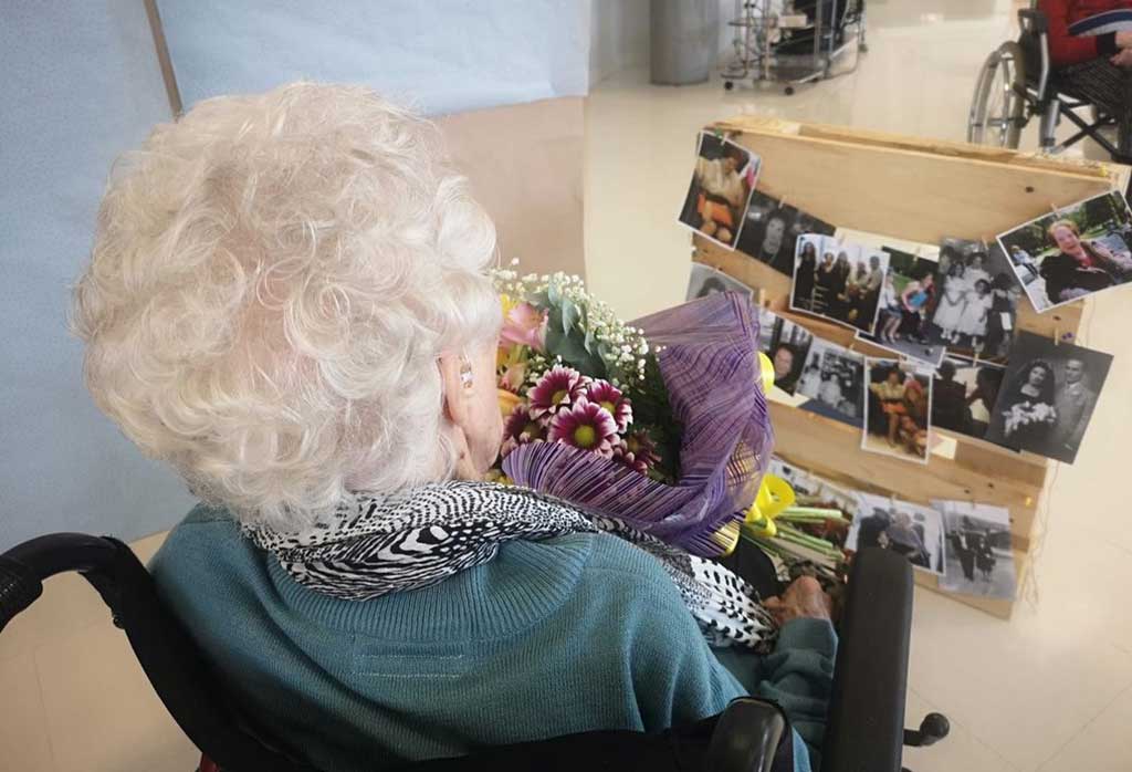 María, residente de Txurdinagabarri, cumple 100 años María, nueva centenaria en la Residencia Txurdinagabarri