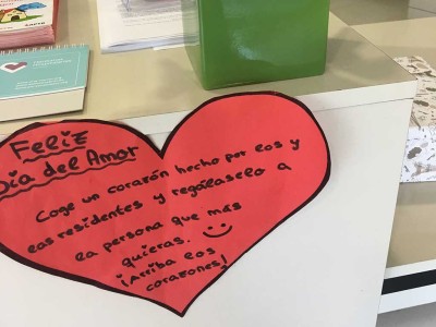 San Valentín en la Residencia de mayores Txurdinagabarri (Bilbao)