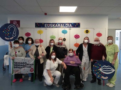 Euskaraldia en los centros de personas mayores de Aita Menni