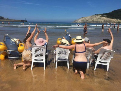 Verano 2019 en la Residencia de mayores Txurdinagabarri de Bilbao