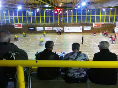 Acudimos a Txurdinaga a animar al Bidaideak BIlbao de baloncesto en silla de ruedas Acudimos a Txurdinaga a animar al Bidaideak BIlbao de baloncesto en silla de ruedas