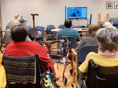 Santa Agueda 2021 en la Residencia Txurdinagabarri