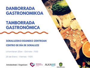 Alkarri Elkarteak Soraluzeko Adineko Pertsonen Eguneko Zentroarekin kolaboratuko du Danborrada Gastronomikoa Soraluzeko Adineko Pertsonen Zentroan