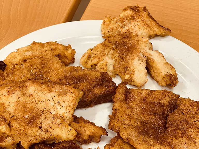 Torrijas de Carnaval en el taller de cocina Torrijas de Carnaval en el taller de cocina