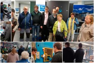 Pacientes que acuden al taller prelaboral visitan Cerraduras Aga Lan aurreko tailerrera joaten diren pazienteak Cerraduras Aga enpresan izan dira