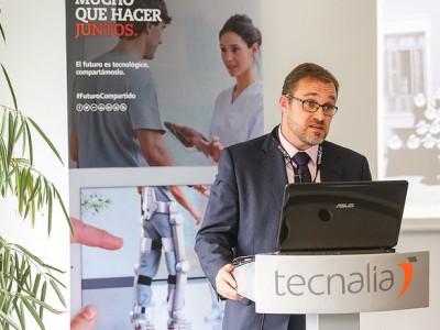 Errobotikaren eraginkortasunari buruz hitz egin genuen Tecnaliaren errehabilitaziorako gailu medikoei buruzko I. jardunaldian Errobotikaren eraginkortasunari buruz hitz egin genuen Tecnaliaren errehabilitaziorako gailu medikoei buruzko I. jardunaldian