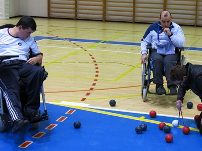 Deportistas de boccia de la Agrupación Deportiva Aita Menni entran en competición oficial por primera vez Deportistas de boccia de la Agrupación Deportiva Aita Menni entran en competición oficial por primera vez