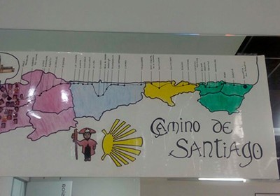 Los usuarios del Centro de Día Aita Menni de San Sebastián finalizan su simbólica peregrinación a Santiago Los usuarios del Centro de Día Aita Menni de San Sebastián finalizan su simbólica peregrinación a Santiago