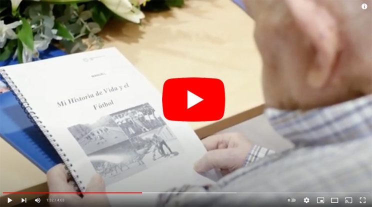 Vídeo de homenaje a los talleres de reminiscencia y fútbol