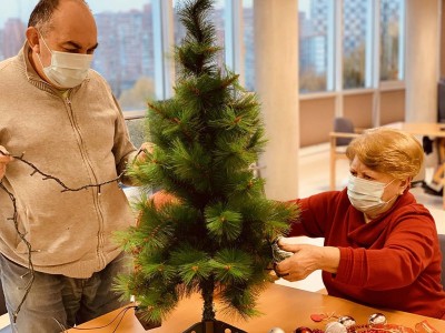 Actividades navideñas en la Residencia Txurdinagabarri