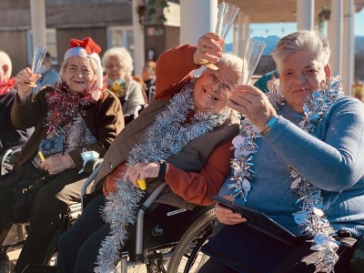 Fiesta de Nochevieja en la Residencia Txurdinagabarri