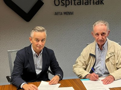 Mikel Tellaeche y Juan Mari Zorriqueta