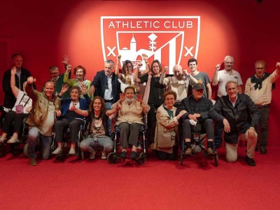 San Mamés recibe de nuevo a un grupo de Txurdinagabarri La Residencia Txurdinagabarri, en San Mamés