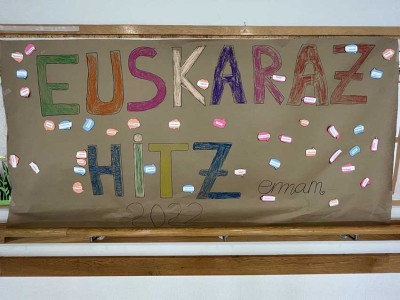 Celebrando Euskaraldia 2022 Euskaraldia en la Residencia Txurdinagabarri de Bilbao