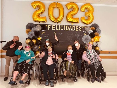 Fiesta de Nochevieja 2022 en la Residencia Txurdinagabarri