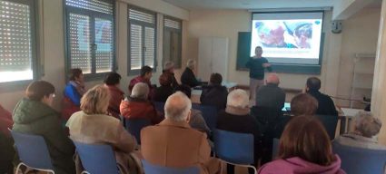 Egoitz Zabalak Durangon emango duen hitzaldiaren une bat. Argazkia: Bilboko Elizbarrutia