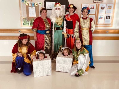 El equipo de Reyes Magos y ayudantes
